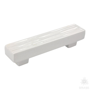 591A1 Ручка скоба керамика, цвет белый 96 мм