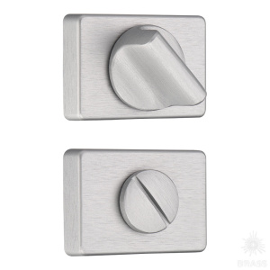 RO15W6 ELX10 ROSET Накладка с поворотной кнопкой, брашированный алюминий