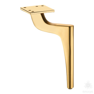 1460 0200 Gold Опора мебельная ZARIF, глянцевое золото 200 мм
