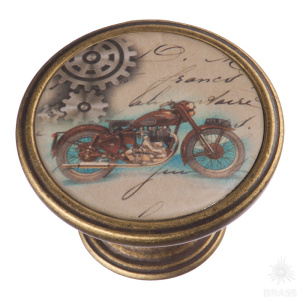 550BR34 Ручка кнопка — CLASSIC BIKES, старая бронза