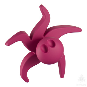 443025ST10 Ручка кнопка детская, осьминог малиновый