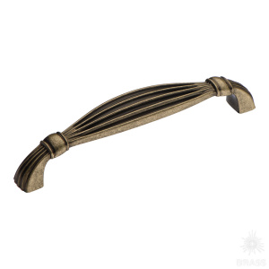 4485 0128 AVM Ручка скоба современная классика, античная бронза 128 мм