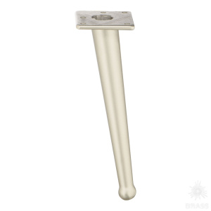 1180 0200 B-00149 SATEN Опора мебельная BONE, никель 200 мм