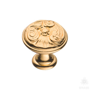 15.366.25.19 Ручка кнопка, глянцевое золото 24K