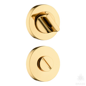9191 MP11 WC ROSETTE Накладка с поворотной кнопкой, глянцевое золото (комплект 2 шт)