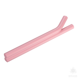 AT 103.128.61 left ATIPICA Ручка скоба, розовый 128 мм