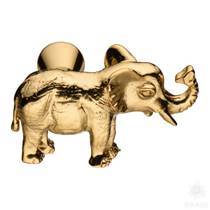 07121-003-R Ручка кнопка, глянцевое золото