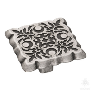 477025MP14 Ручка кнопка, старое серебро