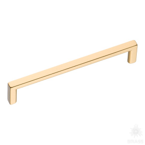 6765-200 Ручка рейлинг, матовое золото 128 мм