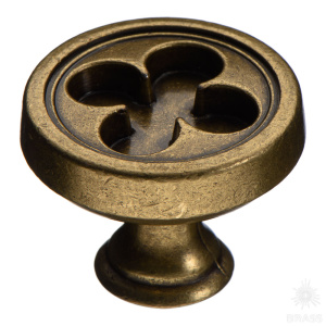 15.312.30.12 Ручка кнопка, античная бронза