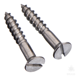 10369 Шуруп с потайной головкой прямой шлиц DIN 97, А2 2.5x16 PU=S (упак 50 шт)