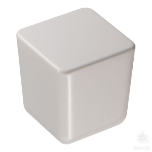 8151-582 GREY BRIGHT Ручка кнопка, глянцевый серый