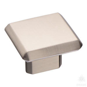 4106 016MP08 Ручка кнопка, сатинированный никель 16 мм