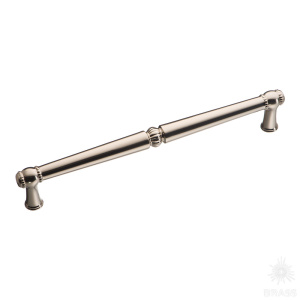 4457 0192 PNM Ручка скоба, полированный никель 192 мм