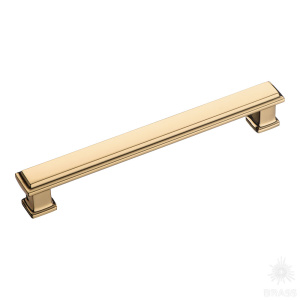 1104 160MP11 Ручка скоба, глянцевое золото 160 мм