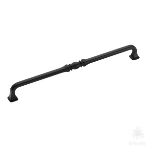 KALE-85-224 Ручка скоба, чёрный 224 мм