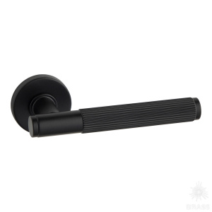 HA219LRO12 AL6 NEPTUN-L Ручка дверная, чёрный