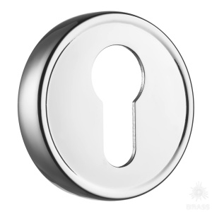 RO14Y CR ROSET Накладка с цилиндрическим отверстием для ключа, глянцевый хром