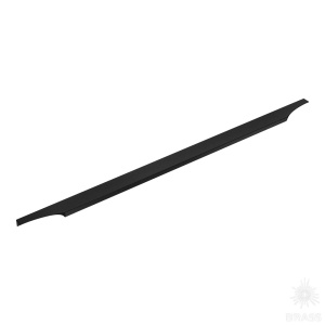 1206-897-Brushed Matt Black Ручка торцевая, брашированный чёрный