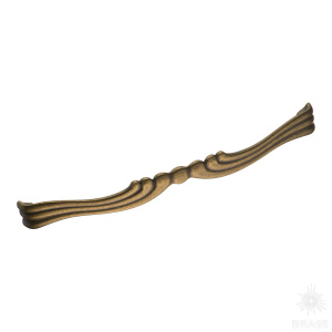 4365 0192 MVB Ручка скоба современная классика, античная бронза 192 мм