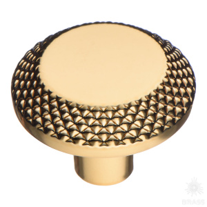 4102 001MP11 Ручка кнопка, глянцевое золото