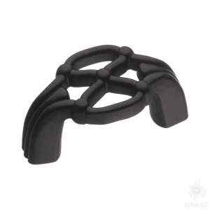 357032MP24 Ручка скоба, чёрный 32 мм