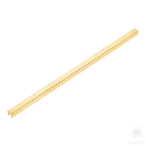 1700 0576 GL Ручка накладная, глянцевое золото 576 мм