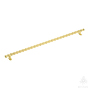 6882-220 Ручка рейлинг, матовое золото 480 мм