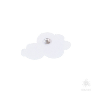 3018.0066.021.183 Ручка кнопка детская, облако белое