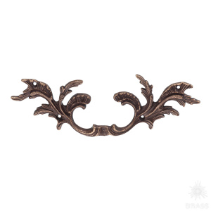 043521o Ручка скоба, античная бронза 96 мм