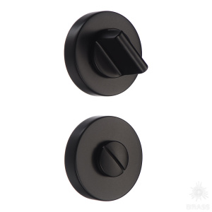 RO12W6 AL6 ROSET Накладка с поворотной кнопкой, чёрный