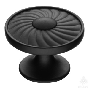 PAPATYA-85 Ручка кнопка современная классика, чёрный