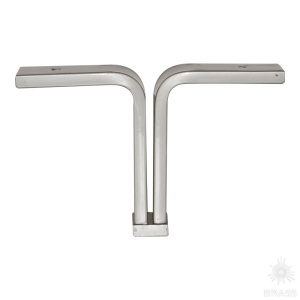 KAX-0001-0130-A01 Опора мебельная,  глянцевый хром