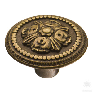 1126.0030.001 Ручка кнопка классика, античная бронза