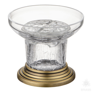 3516-12-013 Держатель для мыла, латунь, состаренная латунь