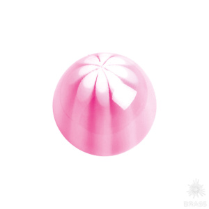 656RS Ручка кнопка детская, шар розовый
