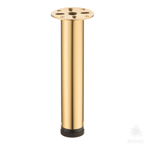 KBA-2521-0140-I01 Опора мебельная, глянцевое золото