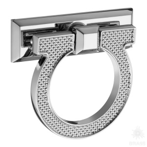 4979 152MP02 Ручка кольцо, глянцевый хром