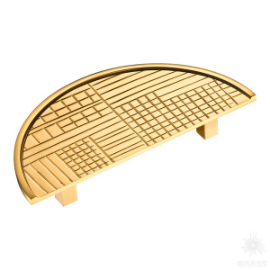 07601-003-R15 Ручка скоба, глянцевое золото 96 мм