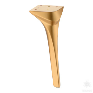 3020 210 Gold Varak Опора мебельная Panama, матовое золото 210 мм