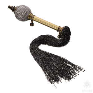 SULTAN-41-128-BLACK-BLACK Ручка скоба, античная бронза 128 мм