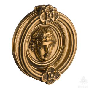 00269 Дверной молоток, латунь