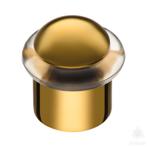 15-003 Стопор для двери, латунь, глянцевое золото