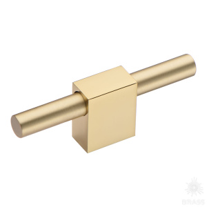 8964 0100 GL-BB Ручка кнопка, глянцевое золото/матовое золото 16 мм