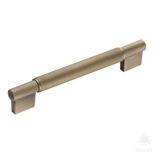 15.083.128.160.04 Ручка скоба, состаренная латунь 128-160 мм