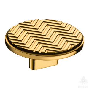 4198 016MP11 Ручка кнопка, глянцевое золото 16 мм