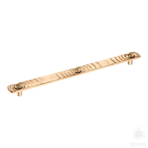 BR054132L Ручка скоба, глянцевая латунь 320 мм