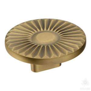 4193 016MP30 Ручка кнопка, состаренная латунь 16 мм