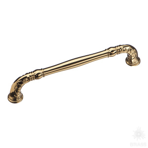 4472 0160 GL Ручка скоба, глянцевое золото 160 мм