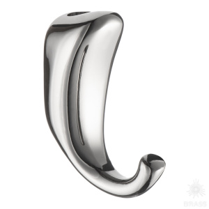 2085 0024 PN Крючок мебельный, глянцевый никель 